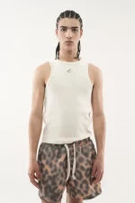 Animal Ecru Waffle SCFF Tank Top (1)