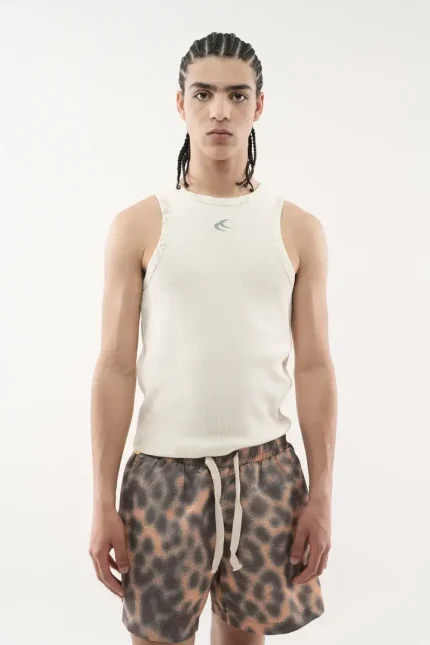 Animal Ecru Waffle SCFF Tank Top (1)