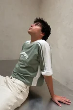 Effortless Green T Shirt (1)