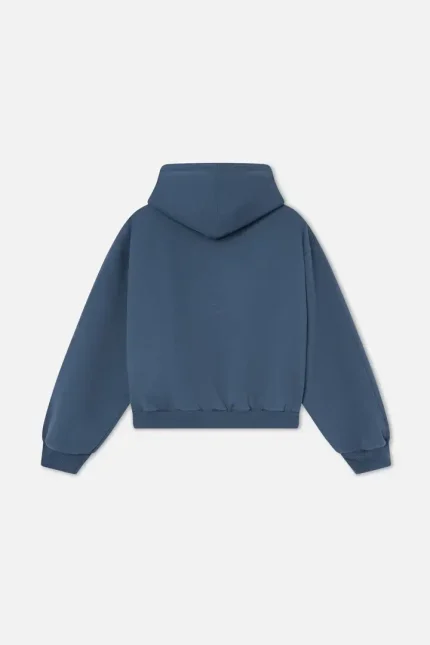 FELPA CON CAPPUCCIO BLU RAW (1)