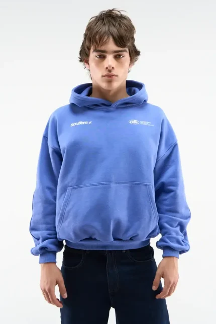 FELPA CON CAPPUCCIO BLU SIGN (3)