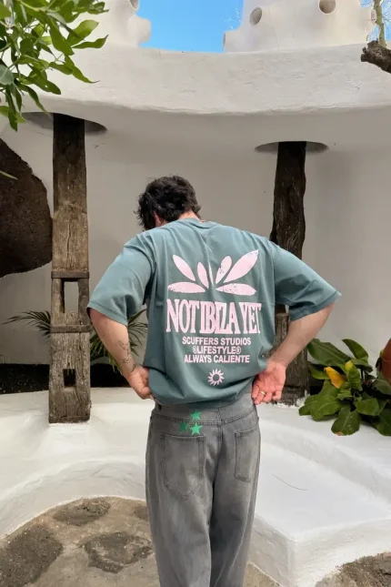 Not Ibiza Green T shirt (1)