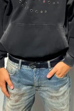 Iconic Blue and Brown Belt (1)
