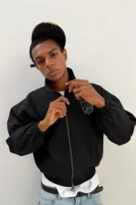 Nautica Black Pinstripe Jacket (2)