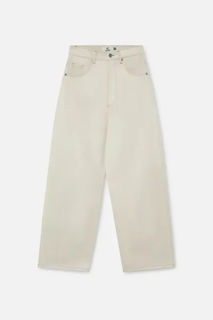 Pantaloni Jumbo in camoscio grigio