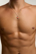 Peach Orange Necklace (1)