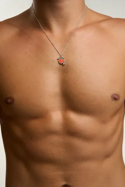 Peach Orange Necklace (1)