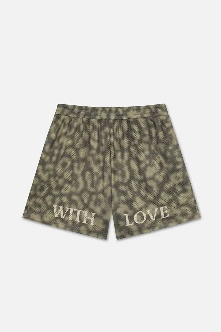 Withlove Leopard Mesh Shorts Withlove Leopard Mesh Shorts