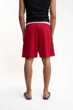 Withlove Red Mesh Shorts (3)